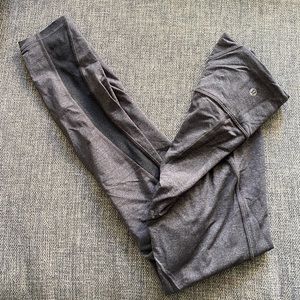 NWOT- Lululemon Train Times Grey Leggings